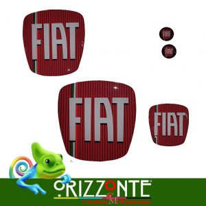 Fregi adesivi in resina 3d compatibili per Fiat Tipo Bravo 500 L X Punto Evo R1