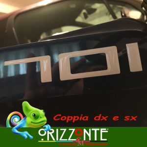 Adesivi 701 resinati compatibile Husqvarna vitpilen 701 per laterali serbatoio R27