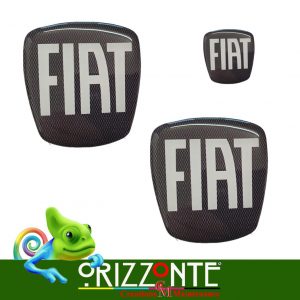 Adesivi Fiat in resina 3D compatibili Fiat punto Evo 500L 500X Tipo tunnig R6