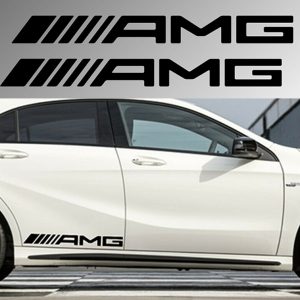 Adesivi auto AMG MERCEDES compatibili tuning per fiancate laterali racing A44