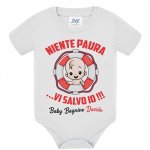 Body bimbo bimba in cotone Niente paura