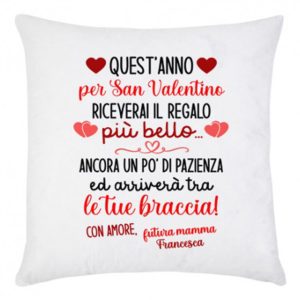 Federa per cuscino Quest'anno per San Valentino.. futura mamma