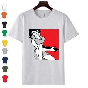 T-Shirt uomo donna in cotone manica corta personalizzata con Margot