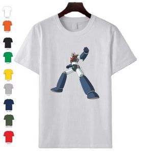 T-Shirt manica corta in cotone uomo donna bambino personalizzata con Mazinga