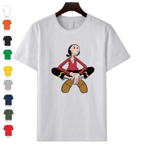 T-Shirt manica corta in cotone donna bambina personalizzata con Olivia