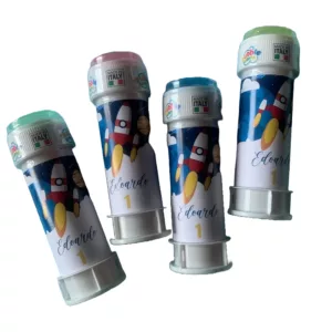 Bolle di sapone con grafica personalizzata