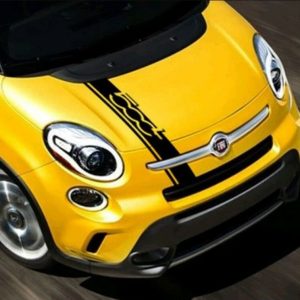 Adesivo cofano anteriore compatibile auto fiat 500L adesivo vinile A50