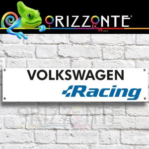 Banner Volkswagen racing compatibile banner occhiellato in pvc Officine auto B2