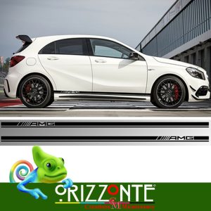 Fasce adesive laterali AMG MERCEDES auto stickers tuning strisce fiancate