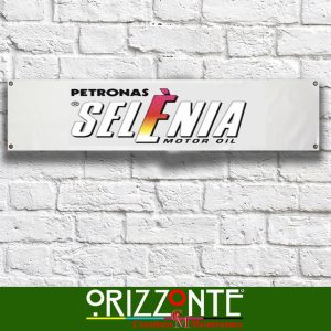 Banner selenia motor per garage officine moto in pvc e occhielli decalcomanie