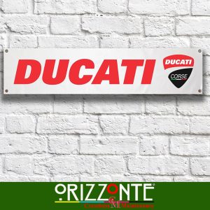 Banner Ducati corse per garage officine moto pvc decalcomanie compatibile B1