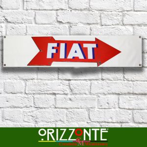 Banner Fiat per garage officine auto moto in pvc e occhielli decalcomanie