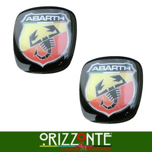 Adesivo fiat abarth 500 punto compatibile stemma decalcomania resinato r63