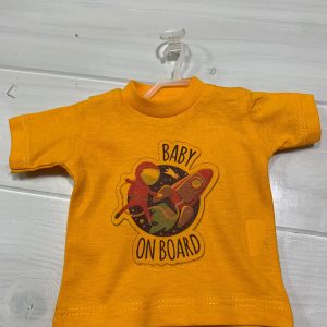 T-Shirt da auto Baby on Board astronauta