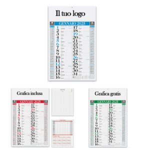 Calendari Olandesi anno 2025 -10 pz stampa colori personalizzata Gratis Gadget