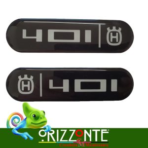 Adesivi resinati compatibili moto Husqvarna 401 Svartpilen effetto 3D stickers