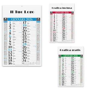 Calendario Olandese personalizzato stampa a colori anno 2025 gadget pubblicità
